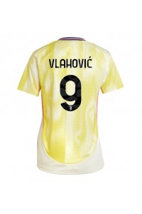 Fotbalové Dres Juventus Dusan Vlahovic #9 Dámské Venkovní Oblečení 2024-25 Krátký Rukáv